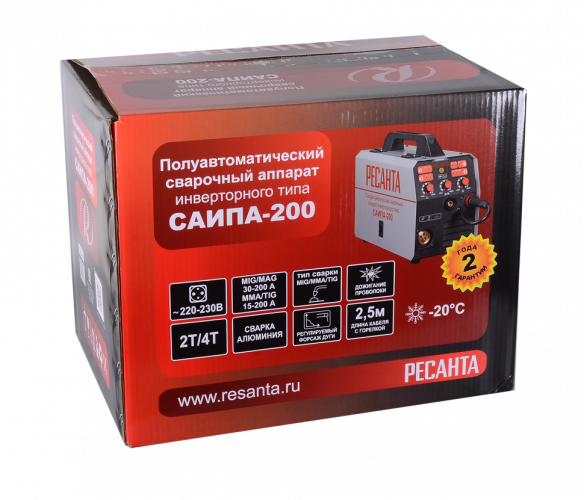 Сварочный полуавтомат Ресанта САИПА-200