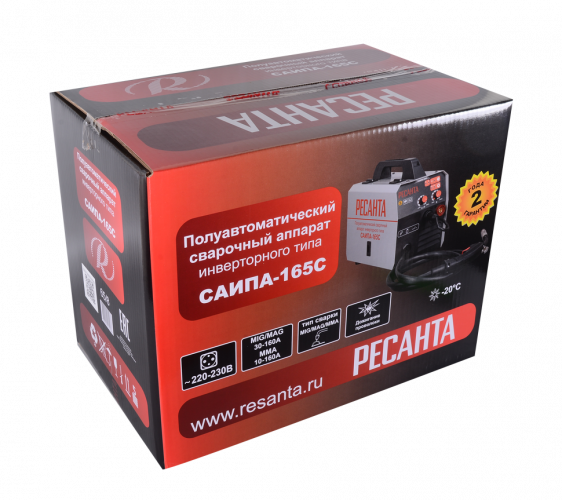 Сварочный полуавтомат Ресанта САИПА-165С (MIG/MAG)