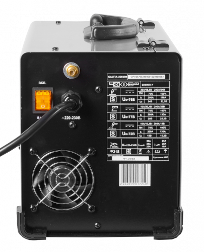 Сварочный полуавтомат многофункциональный Ресанта САИПА-200МФ (MIG/MAG/TIG)