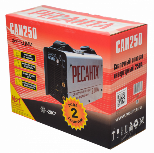 Сварочный аппарат инверторный Ресанта САИ 250