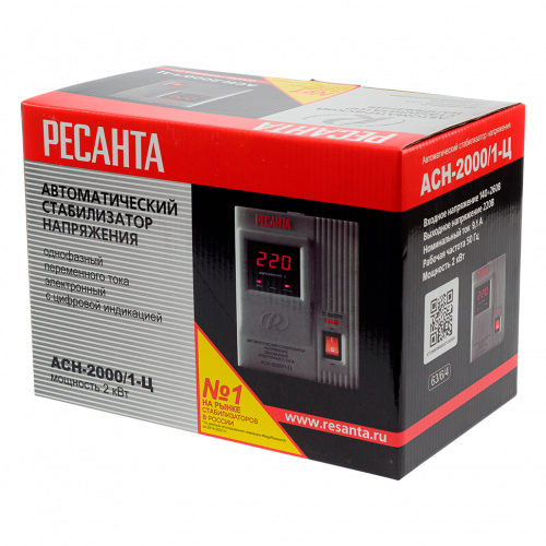 Стабилизатор напряжения РЕСАНТА АСН-2000/1-Ц