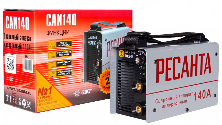 Сварочный аппарат инверторный Ресанта САИ 140
