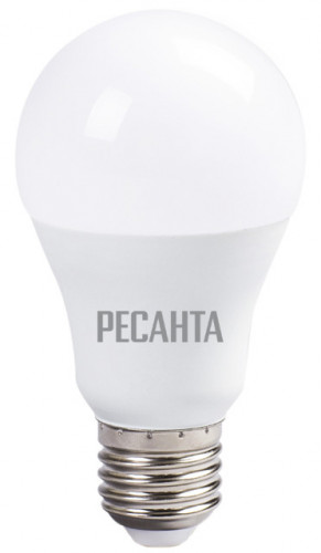 Лампа светодиодная РЕСАНТА LL-R-A60-13W-230-3K-E27