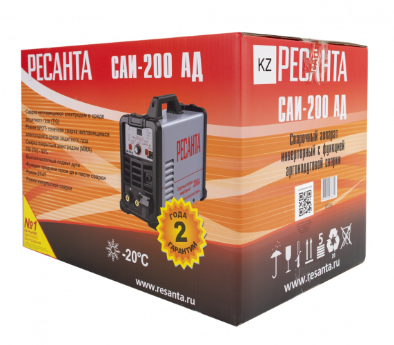 Сварочный аппарат инверторный Ресанта САИ-200 АД