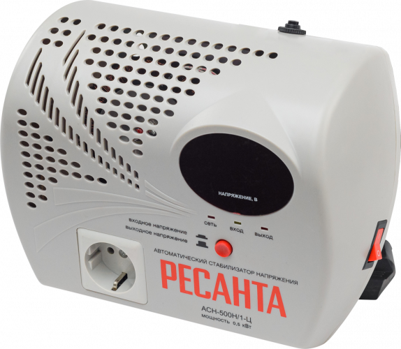 Стабилизатор напряжения серии LUX РЕСАНТА АСН-500Н/1-Ц