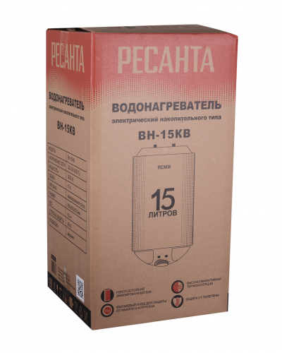Водонагреватель накопительный ВН-15КВ Ресанта