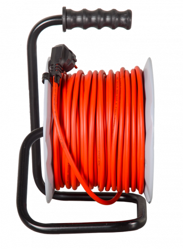 Удлинитель силовой на катушке Ресанта СУ-3х1,5-30/2 (с выкл., 4 розетки)