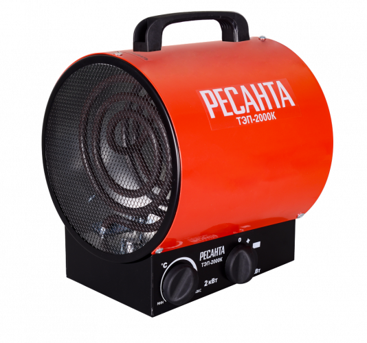 Электрическая тепловая пушка РЕСАНТА ТЭП-2000К