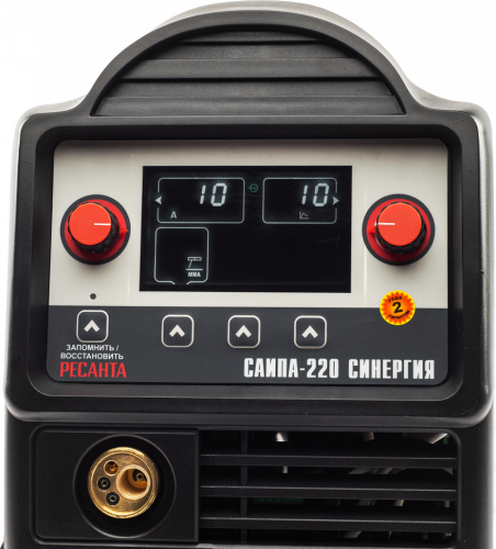 Сварочный полуавтомат Ресанта САИПА-220 Синергия (MIG/MAG)